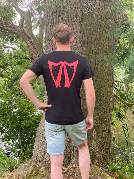 T-shirt - Rood logo (mannen)