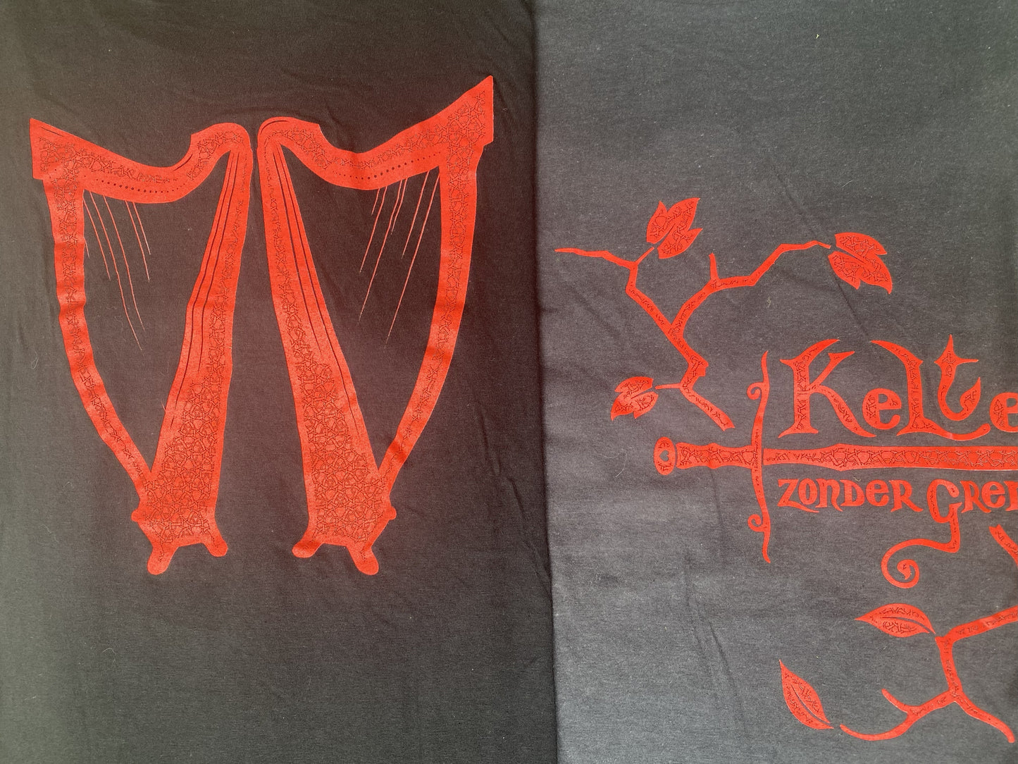 T-shirt - Rood logo (mannen)